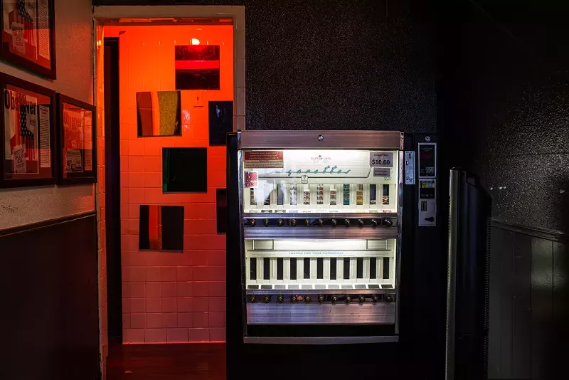 Image: The Windmill Lounge has an old-school cigarette machine. But it's not a dive bar.