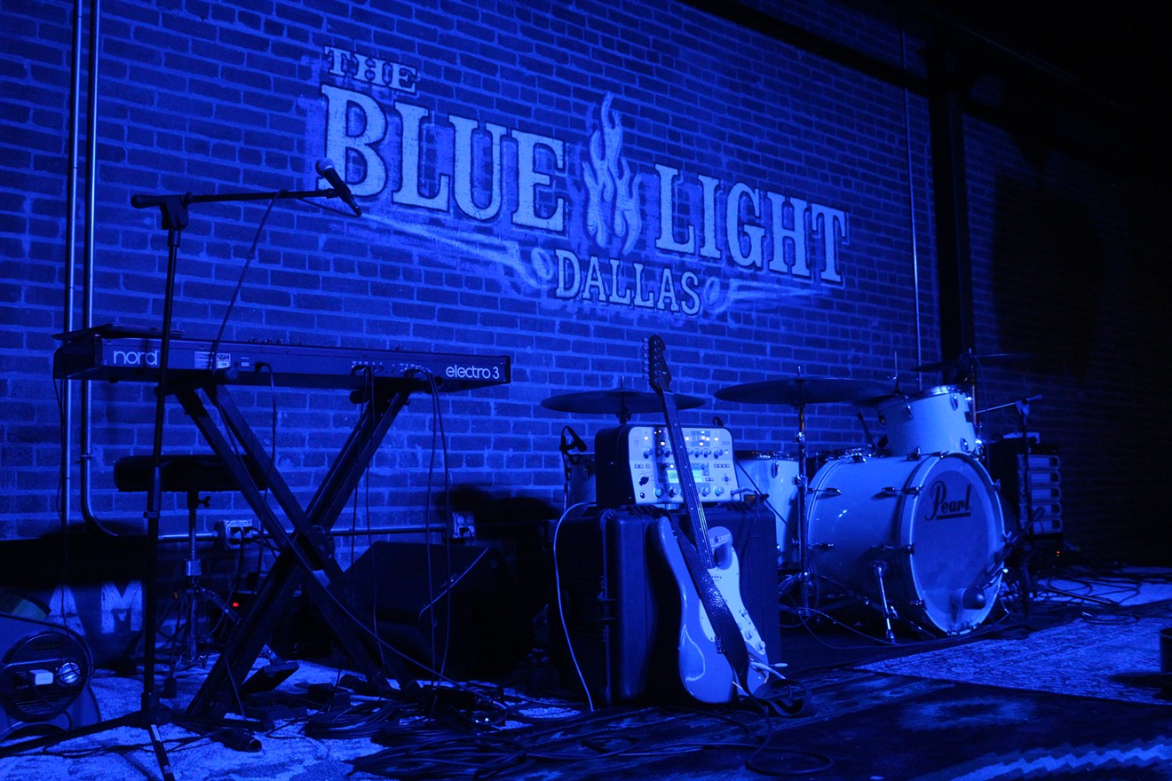The Blue Light Dallas opened Friday night.