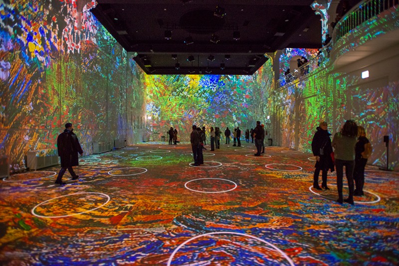 A scene from Lighthouse Immersive’s Immersive Van Gogh, which rolled through Dallas in 2022. The company is now bankrupt.