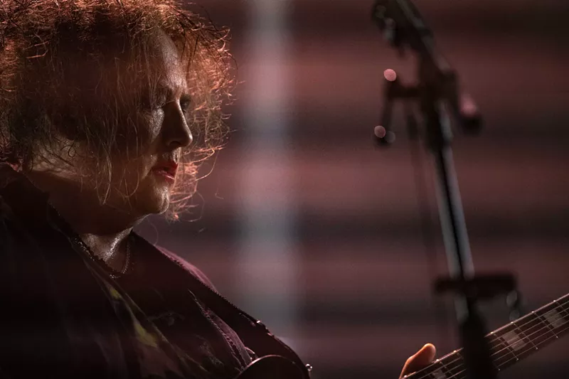 Image: Robert Smith and The Cure delivered a flawless mix of old and new at Dos Equis Pavilion on Saturday.