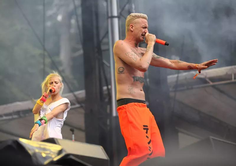 Image: Yolandi and Ninja are in seemingly in a race with Morrissey over who has more scandals per year.