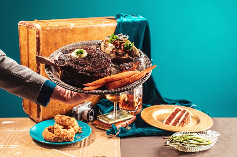 Image: Steakhouses feel like a vintage throwback experience.