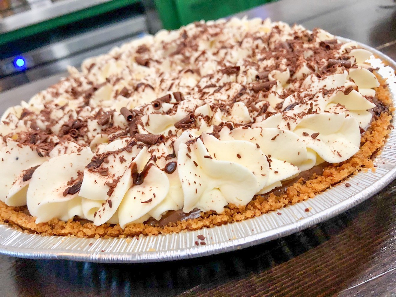 The Chocolate Cream Pie at the Dasher Pie Co.