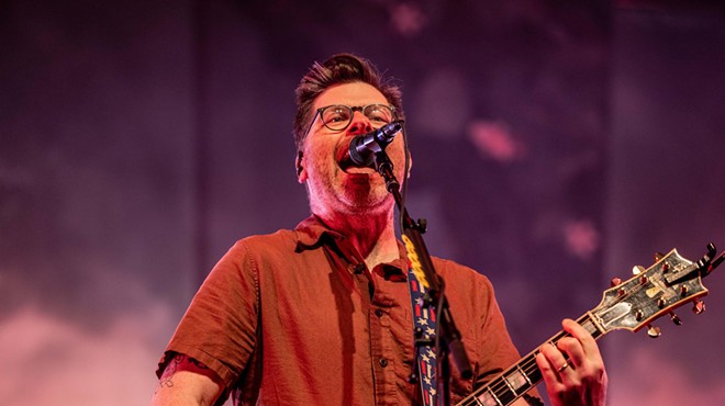 Colin Meloy, pictured singing at the Majestic Theatre, and the Decemberist had a magical night in Dallas.