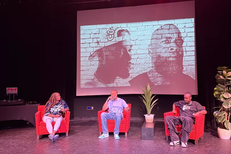 Image: The D.O.C. and LilJuMadeDaBeat on Friday, June 27, at the South Dallas Cultural Center.