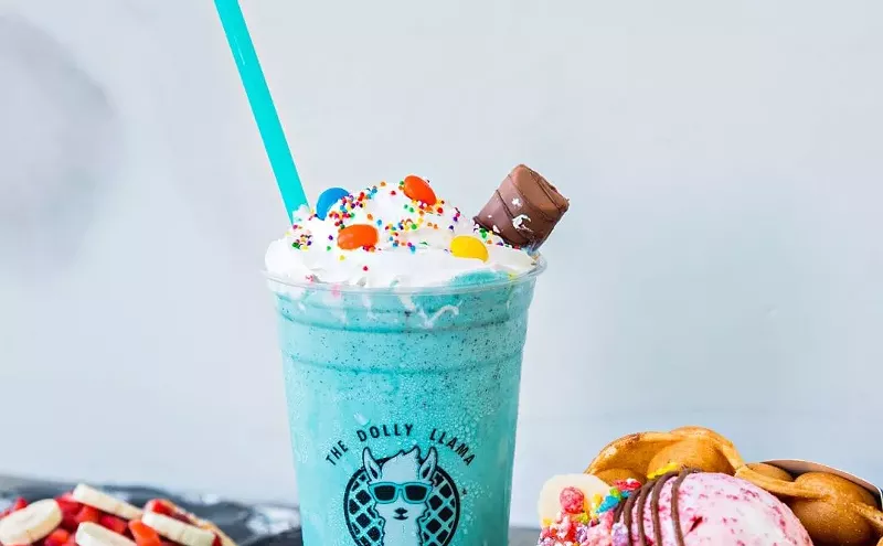 Image: The Dolly Llama Brings Waffles and Ice Cream to Plano