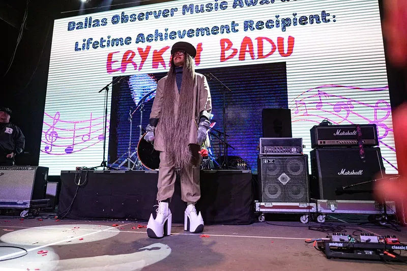 Image: Erykah Badu was the night's big winner.