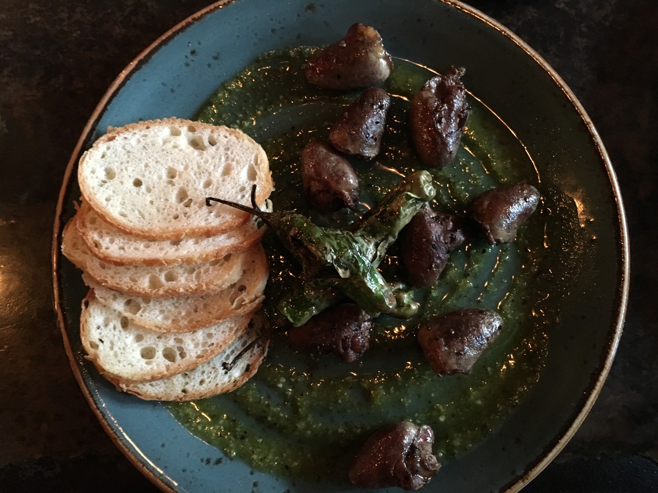 Duck hearts at Armoury D.E. are $12.