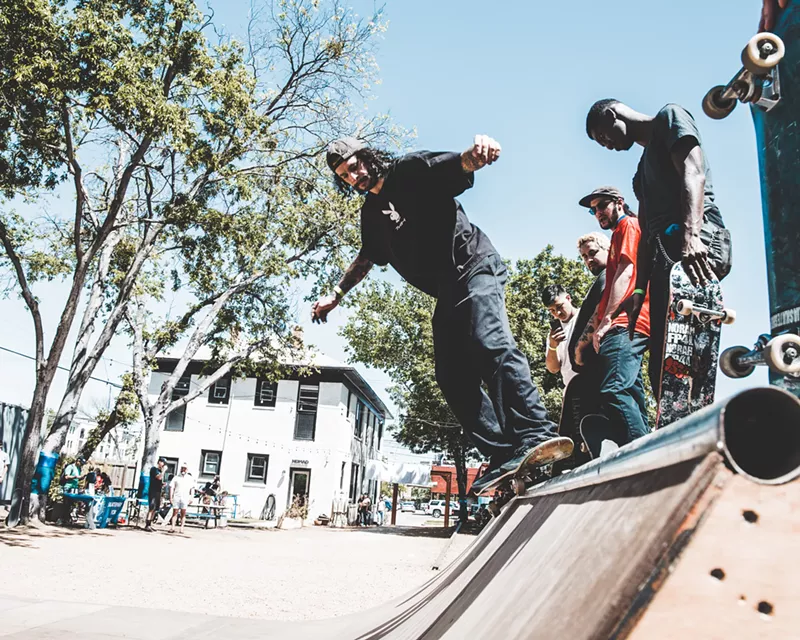 Image: Skateboarders are also advocating for a park in Oak Cliff.