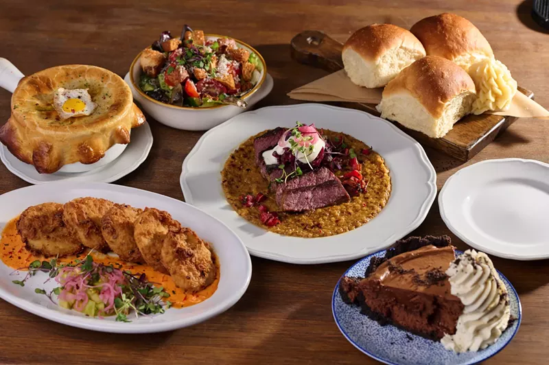 Image: A sampling of the fine Southern-influenced dishes at The Heritage Table in Frisco.