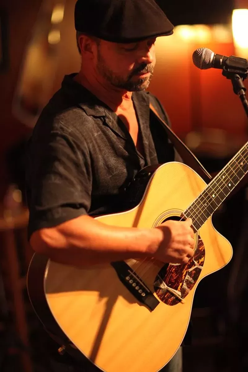 Image: Steve Jackson, open mic host at Opening Bell, offers advice on getting booked at a music venue.