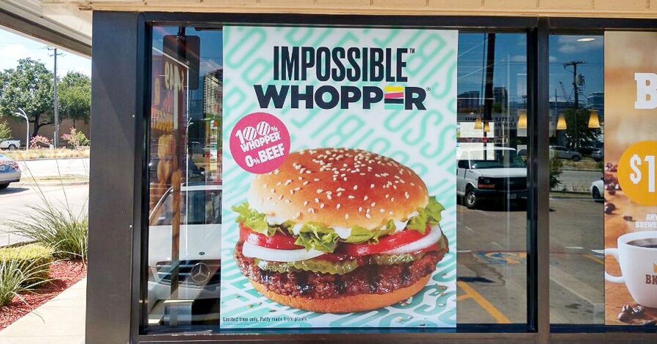 The Impossible Whopper has landed at Burger King.
