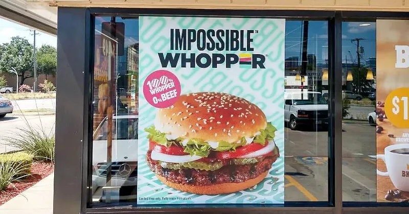 Image: The Impossible Whopper has landed at Burger King.