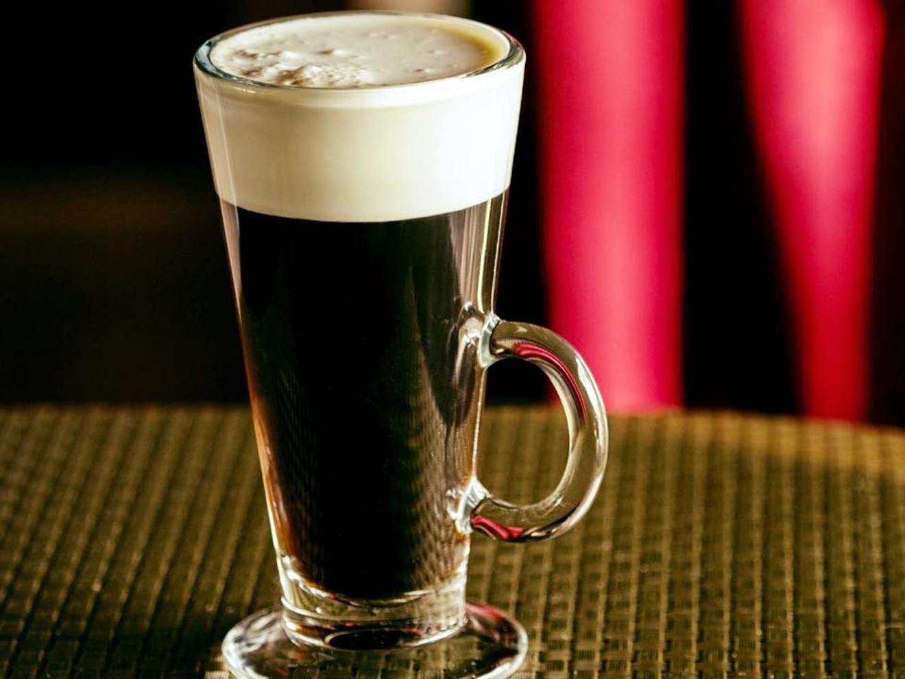 While it looks like any other Irish coffee, something beautiful lies within.