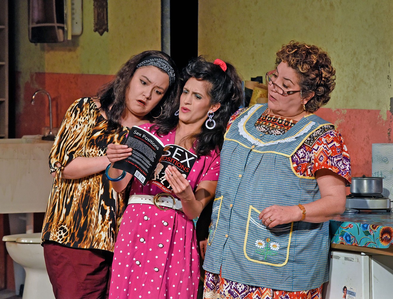 The cast of Real Women Have Curves at the Kalita Humphreys Theater