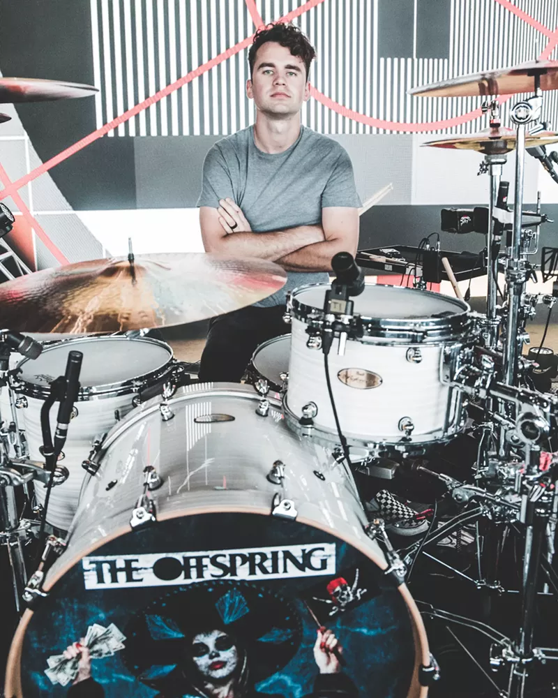 Image: North Texas local Brandon Pertzborn is the new drummer for The Offspring. He might have the best "how I made it" story we've heard.