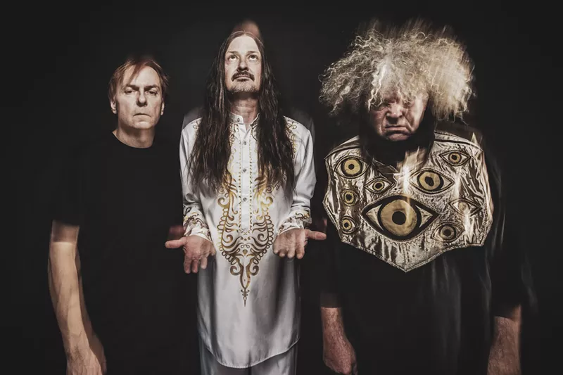 Image: The Melvins celebrate 40 years as a band this year. From left, Dale Crover (drums), Steven Shane McDonald (bass) and Buzz Osborne (guitar).