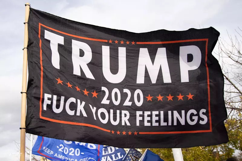 Image: "FYF," the other "MAGA."