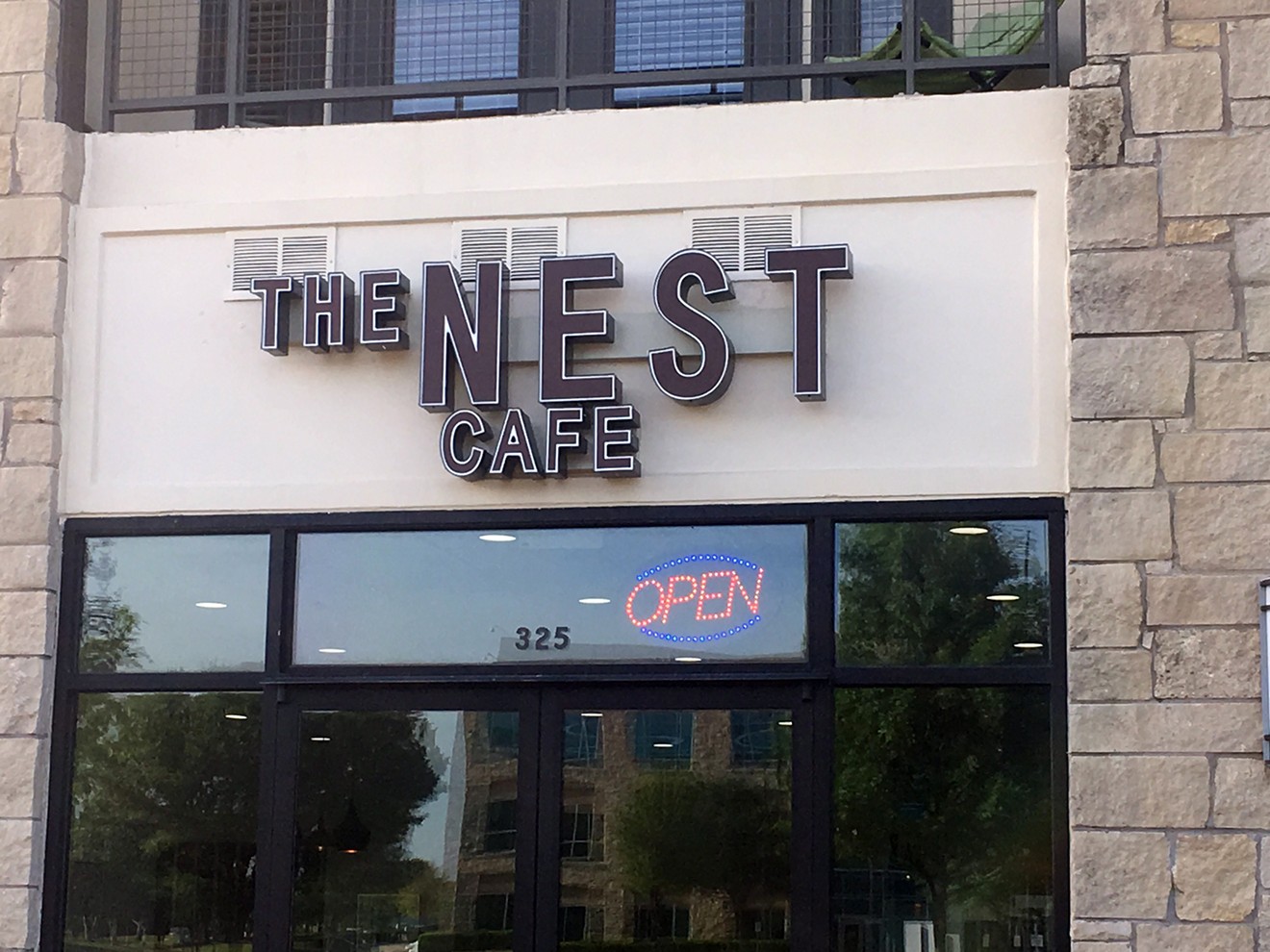 Don't let the Nest Cafe's beige, Frisco strip mall exterior deter you; this new cafe is worth exploring.
