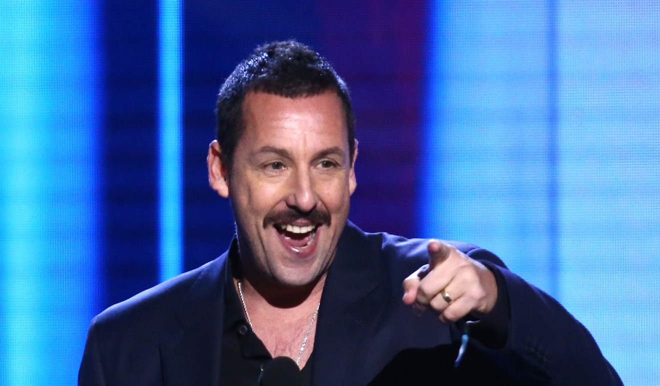 Adam Sandler's new movie has cameos from people other than Rob Schneider, Allen Covert and Sandler's wife Jackie.
