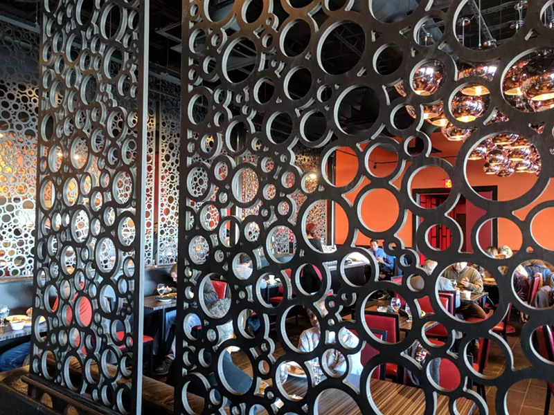 Image: A view of one dining room at India 101.