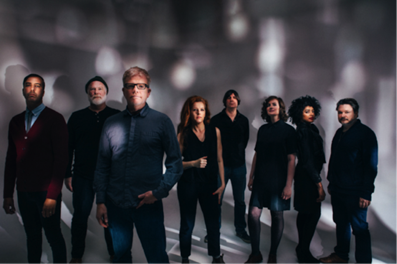 Carl Newman (third from left), founder and frontman of New Pornographers, brings the power pop-rock indie powerhouse to Canton Hall in Dallas on Feb. 8.