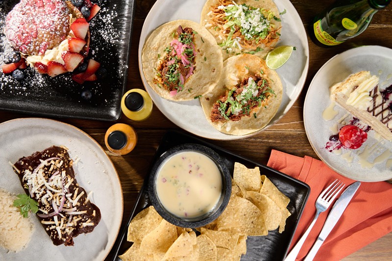 We need help with all the queso and chips.
