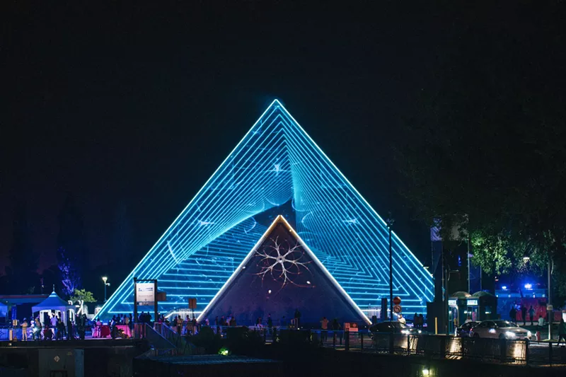 Image: The PY1 multimedia and dance show conducted a test run in Montreal and will open in Arlington on New Year's Eve for a two-month run.