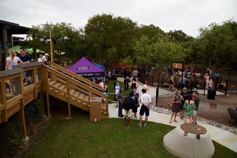 The Shacks at Austin Ranch are a part dog park, part dining destination.