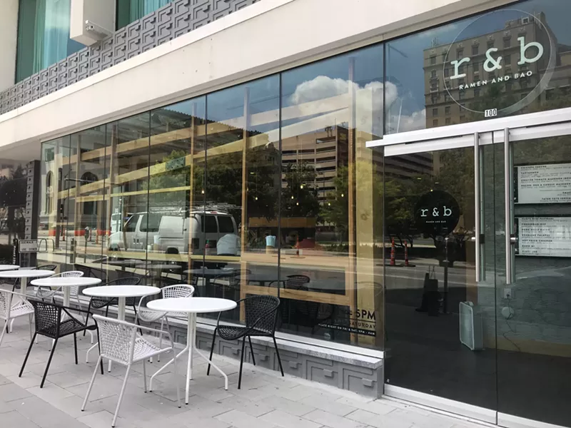 Image: Step into the Statler's new lunch and late-night bao and ramen spot, R&B.