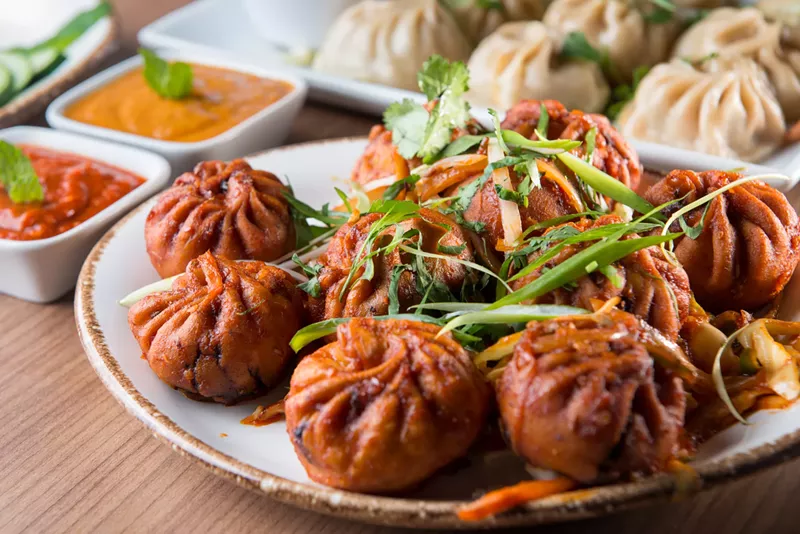 Image: Momos from Peak Restaurant in Irving