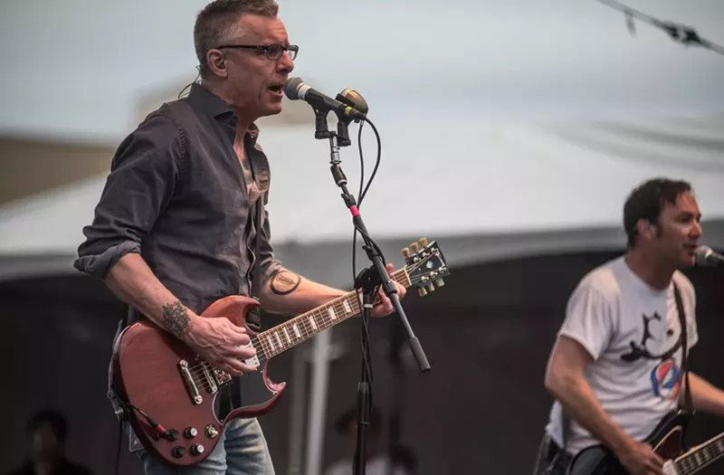 Image: Vaden Todd Lewis of the Toadies performs with the band at Edgefest earlier this month.