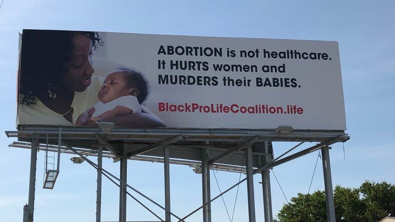 The National Black Pro-Life Coalition Billboard in Pleasant Grove.
