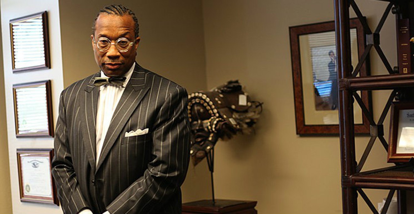 John Wiley Price, at his former attorney Billy Ravkind's office.