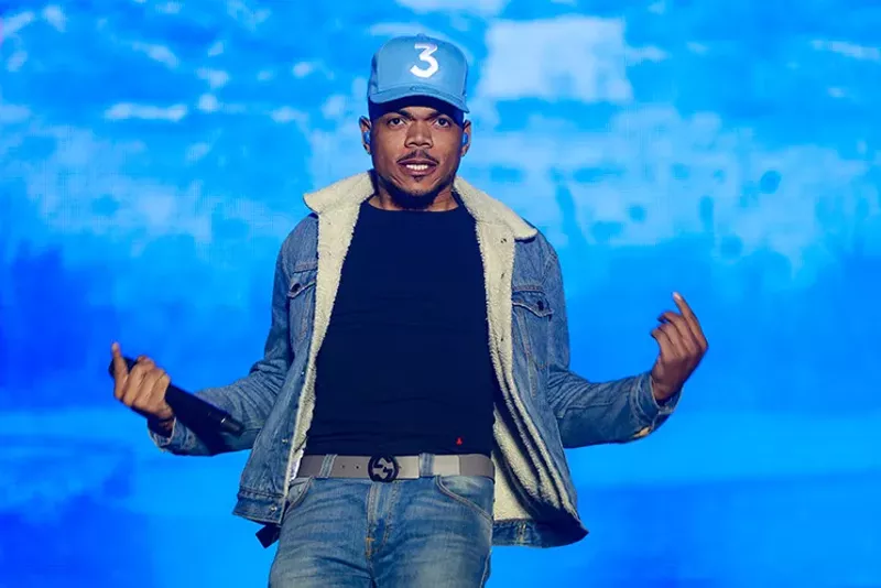 Image: Chance the Rapper performed at JMBLYA Fest in Fair Park in 2017.