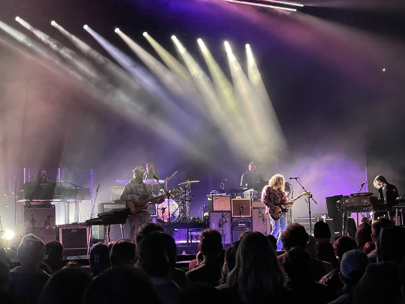The War on Drugs brought their analog brilliance to Irving’s Pavilion at Toyota Music Factory on Friday.