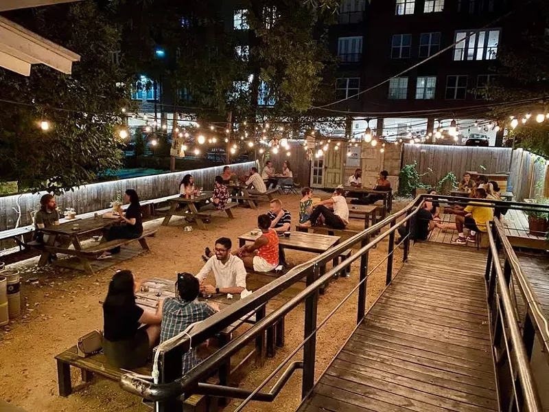 Image: The patio tables at Wild Detectives will also be sneeze-guarded to help prevent the risk of COVID.-19