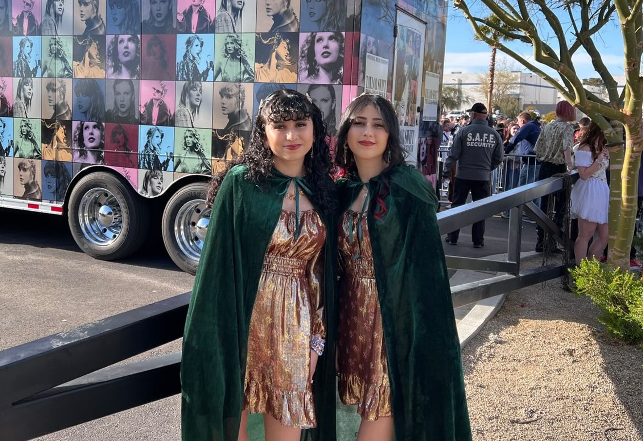 Ashley Mendoza (right) and her sister are two of many fans who went all out for Taylor Swift's Eras Tour.