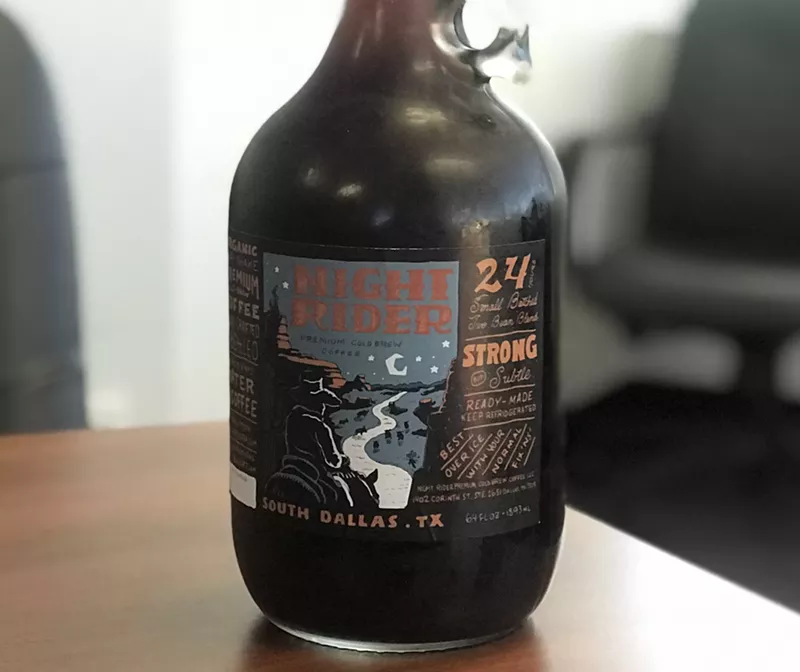 Image: Night Rider Premium Cold Brew Coffee is produced in the Cedars.