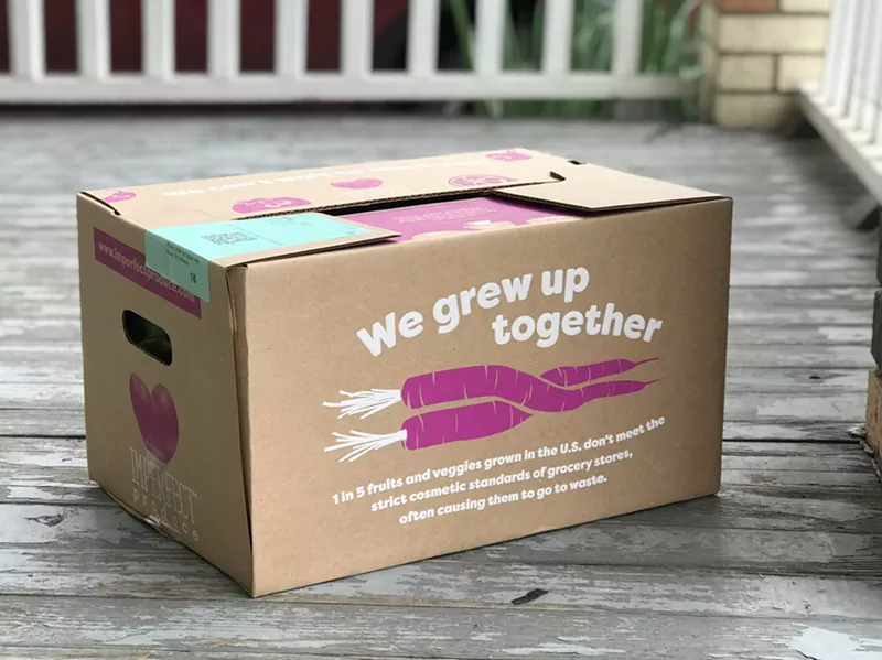 Image: A new-to-Dallas delivery service called Imperfect Produce will deliver produce that, while it looks and tastes perfectly fine, didn't meet the standards for sale in grocery stores and was therefore considered trash.