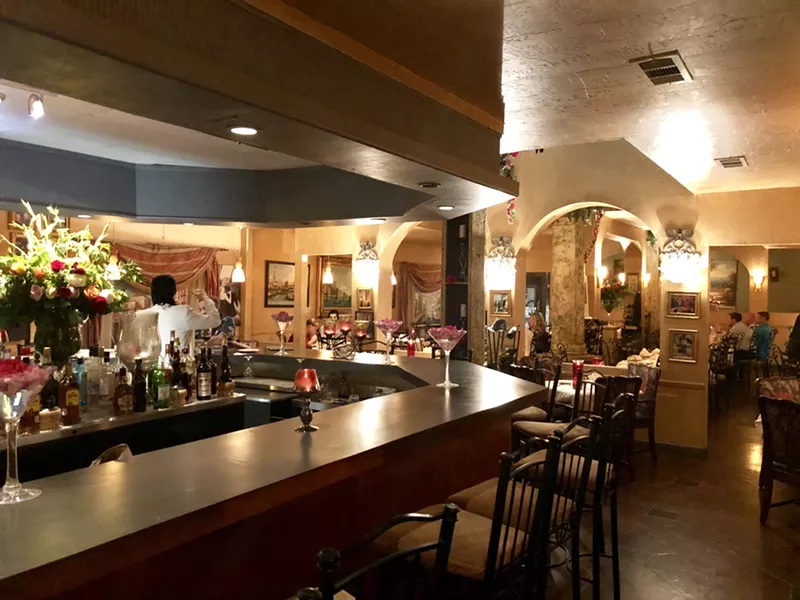 Image: The bar at Bellini's on Oak Lawn