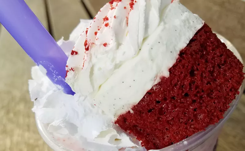 Image: This Pink Velvet Milkshake Has a Damn Cupcake in It, and It's for a Good Cause