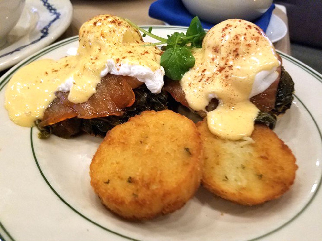The hollandaise appears to making its getaway — not that we blame it.