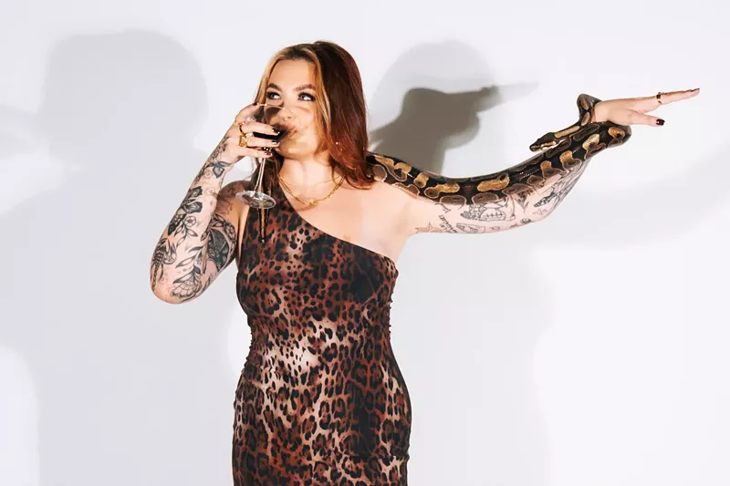 Image: Madison Truscan, seen here drinking a mocktail, is the creator of Sober Girls Gone Wild, a podcast aimed at 20-somethings who want to "live a fun and exhilarating life with booze."