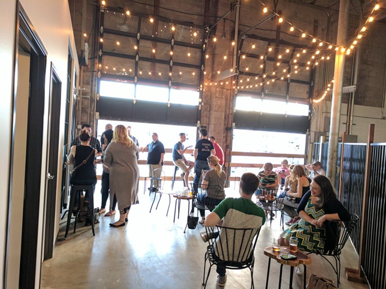 Pegasus City Brewery has a small open-air porch not far from the taproom.
