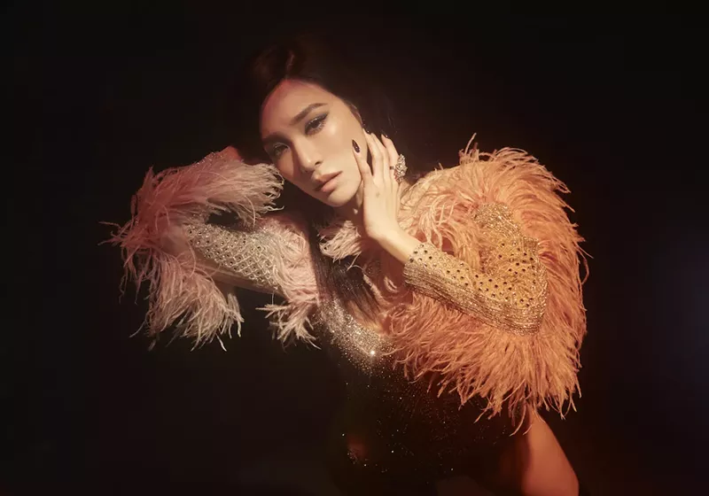 Image: Glamorous pop singer-songwriter Tiffany Young brings her Magnetic Moon Tour — and maybe her feathers — to Dallas on Nov. 16.