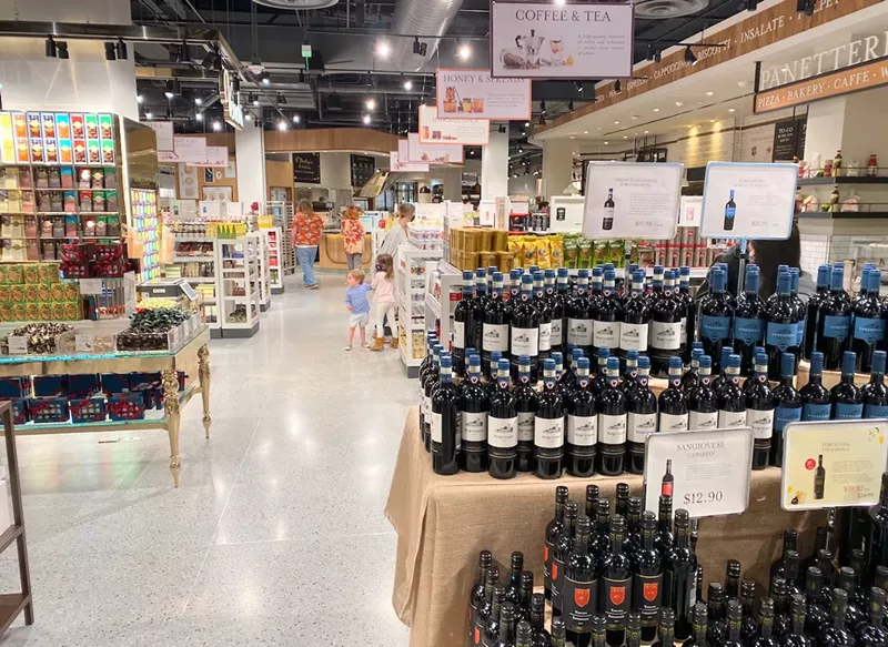 Image: This is like taking a picture of one aisle at Central Market then saying, "See how massive it is?" It's just too much for one frame and a marginal photographer.