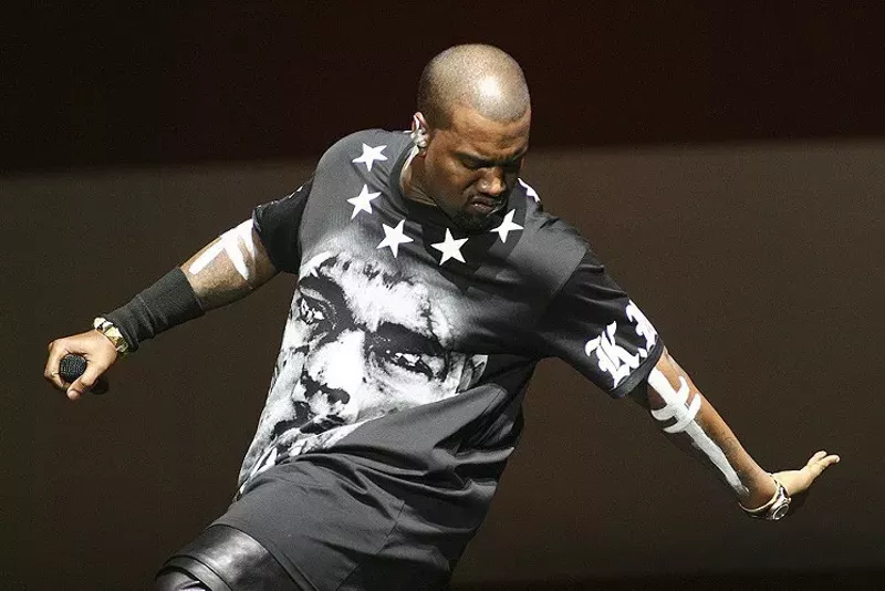 Image: Some of Kanye's lyrics have us reaching for some wine to go with that cheese.