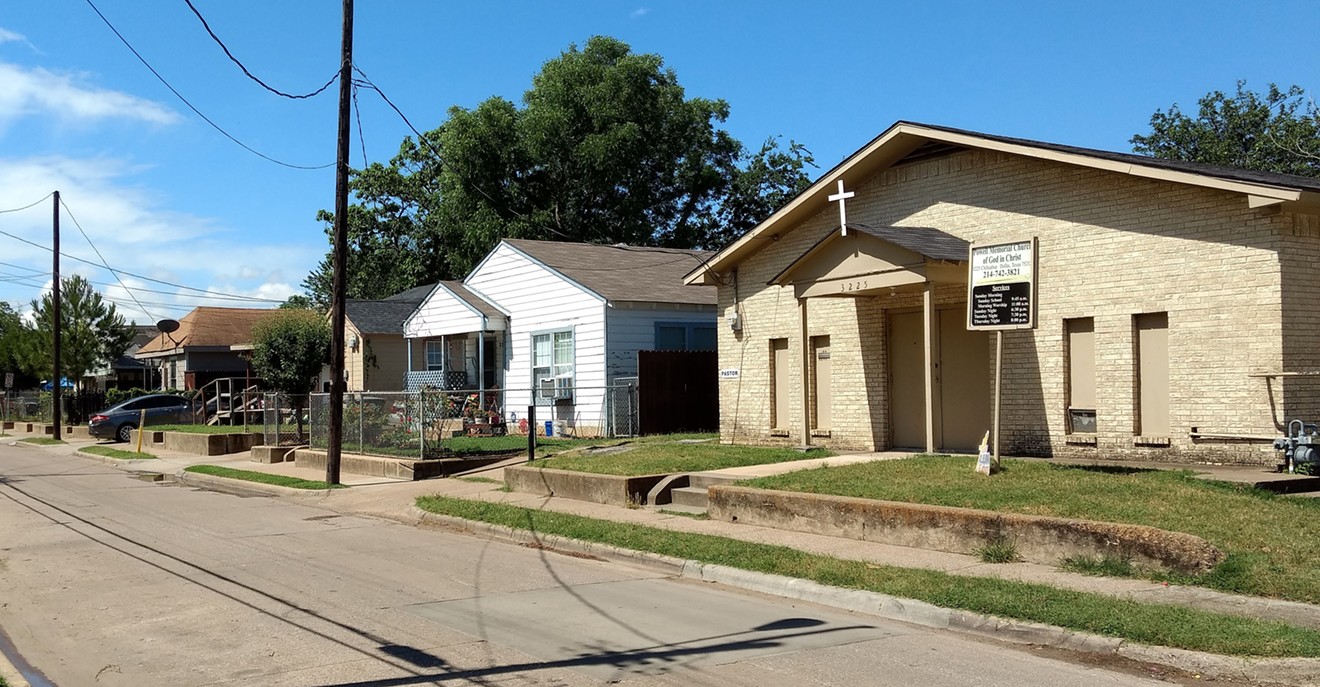 City Hall has used code enforcement and tax assessments to push affordable neighborhoods like these in West Dallas off the market.