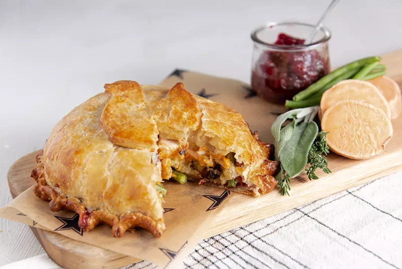Image: The Thanksgiving Hand Pie is a special menu item for just this week.